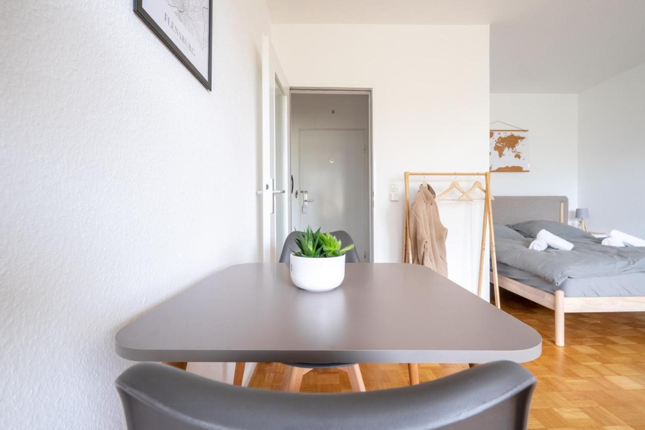 Studioapartment Mit Kueche Und Grossem Balkon Flensburg Exterior foto
